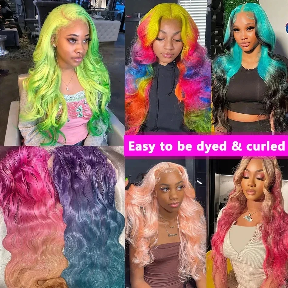 Wewave Body Wave Human Hair Wigs 613 Blonde Wig 13x4 13x6 Hd Lace Frontal Baby Hair Brazilian Wigs Original Bleached Knoted image 6