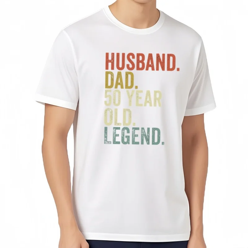 Camisetas divertidas de 50 cumpleaños para hombre, camisetas  de papá nacido en 1975, camiseta de moda para hom