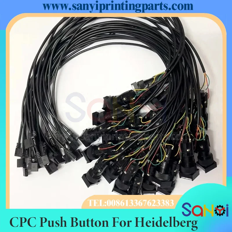 71.186.4421 CPC Push Button with Wire for Heidelberg SM102 MO Offset Printing Machine Electrical Spare Parts 1 PCS