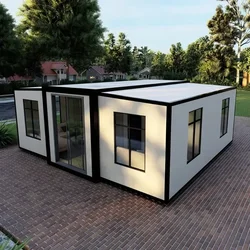 Pre-made Portable Building 20ft 40ft Expandable Homes Prefab  Expandable Container House Home OfficeSolar Powered Small Houses