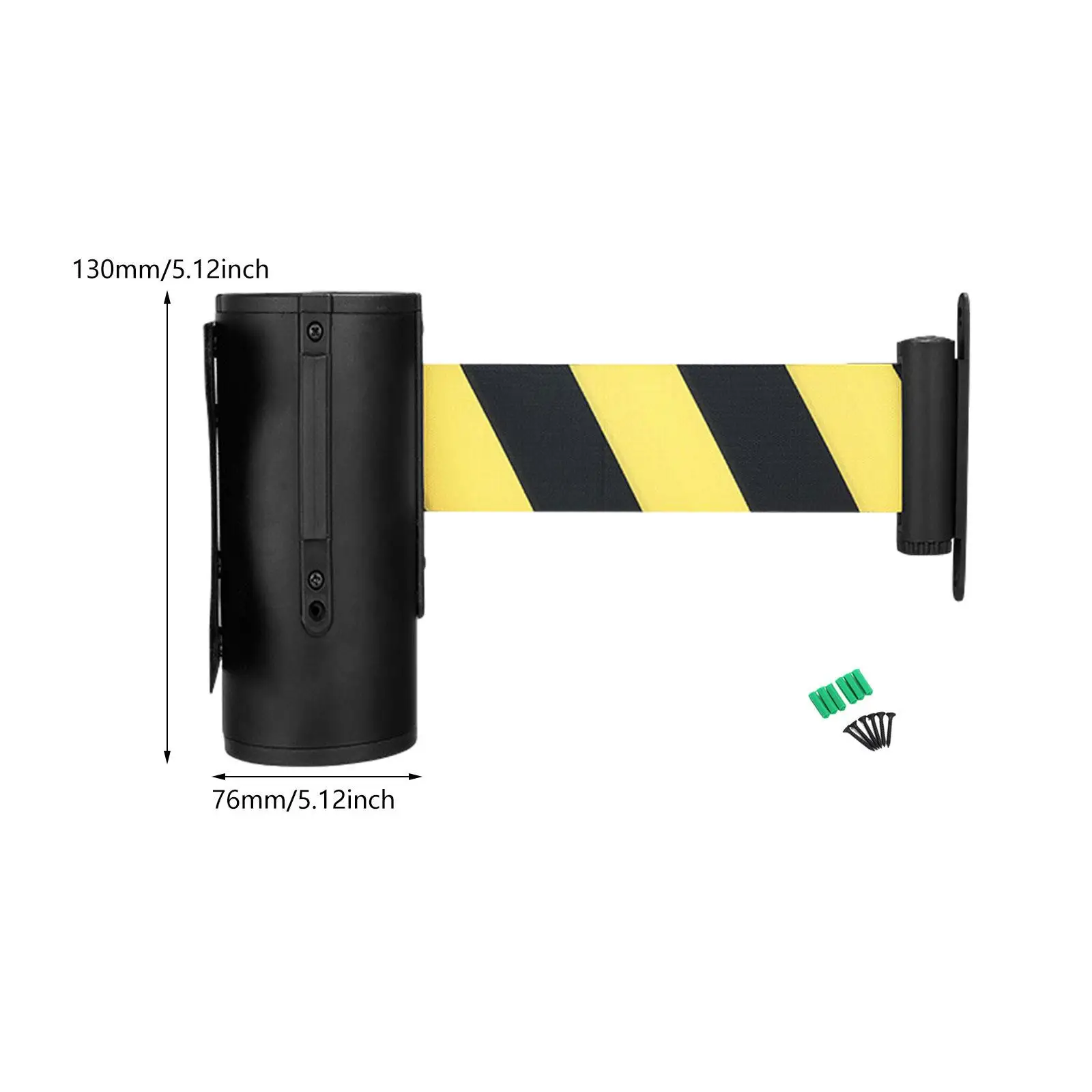 壁取り付け格納式ベルトバリアオフィス食料品用群衆制御バリア