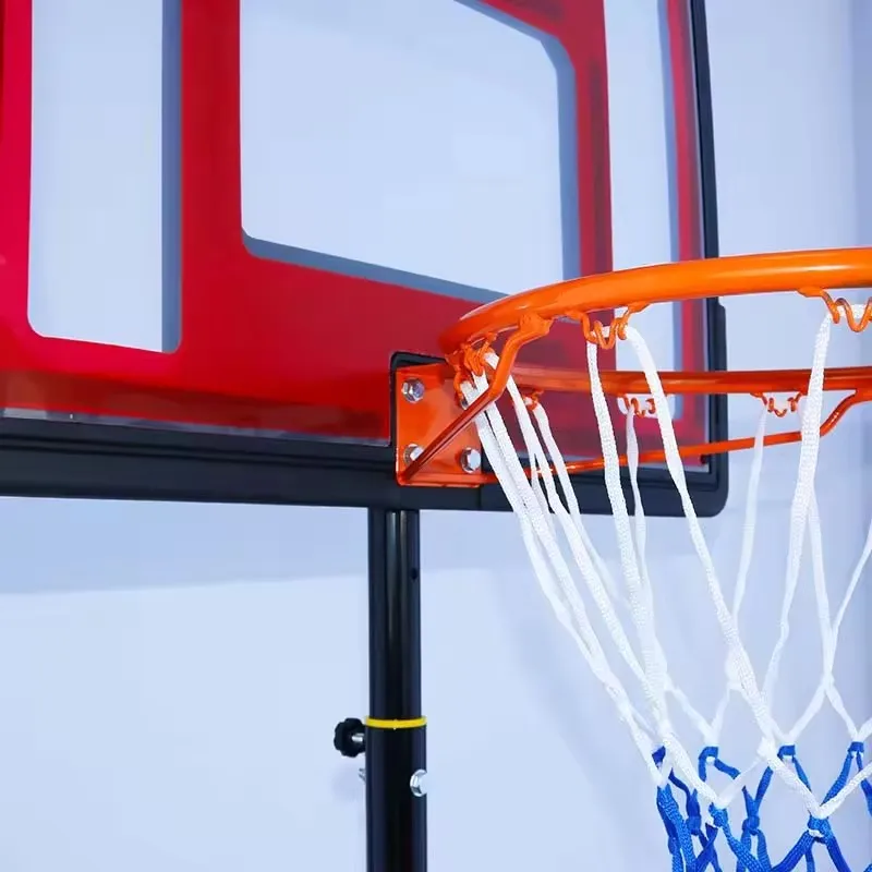 屋外調節可能なバスケットボールフープポータブル子供バスケットボールスタンドトレーニングコート機器バスケットボールゴール屋内