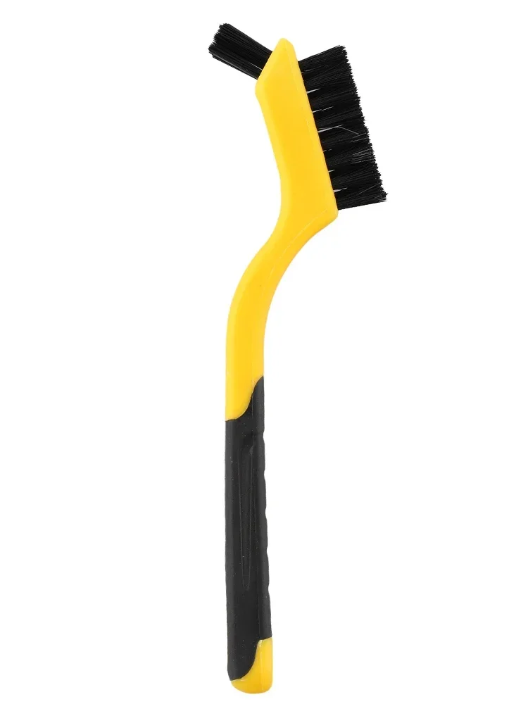 Rust And Dirt Brush Hand Tools High Quality Mini Brush Rust Removal Yellow Handle Useful Tools For Home Garden