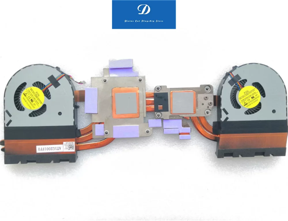 FOR Dell Alien 15 R1 R2 Cooling Fan Copper Tube 0GC2K3