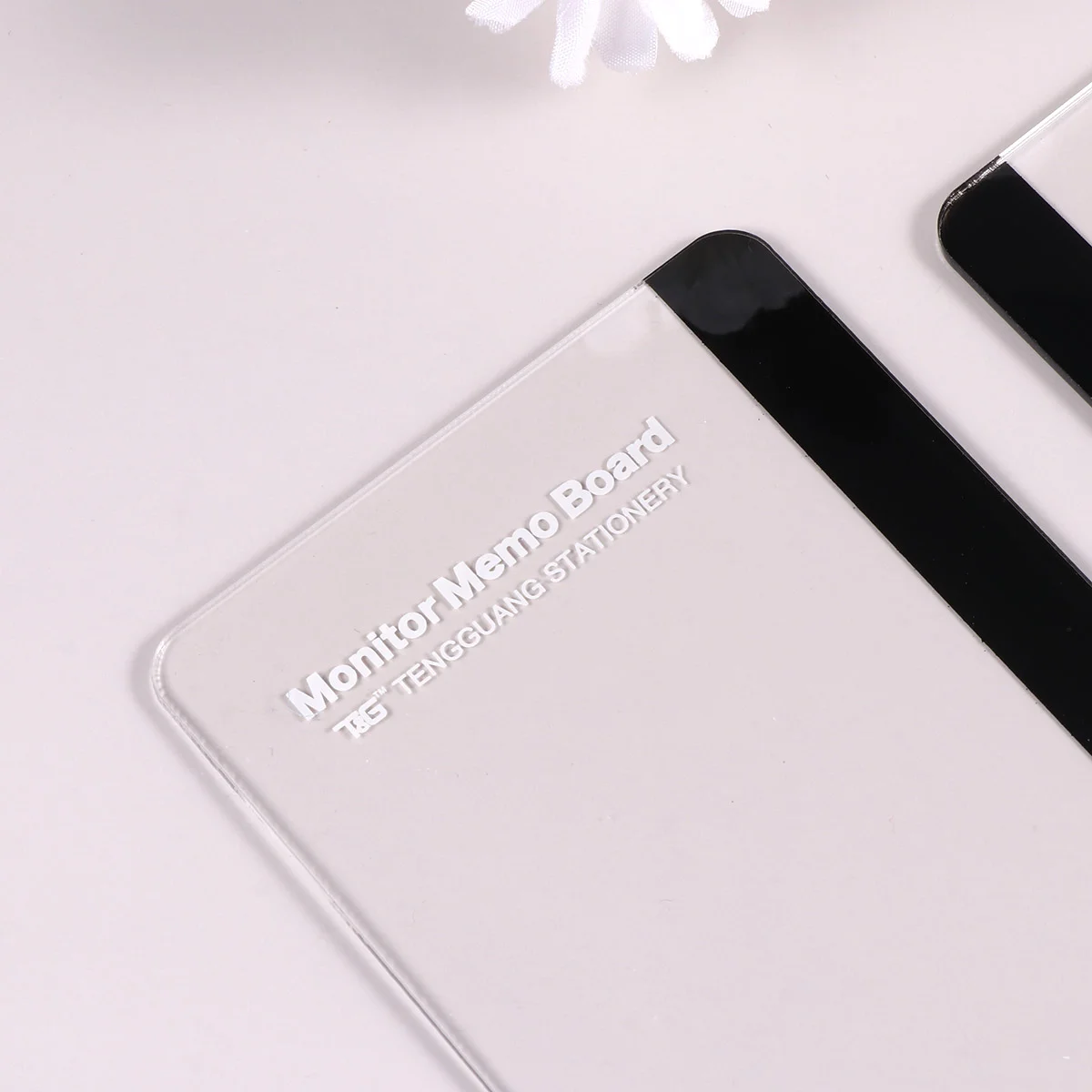 2 Pcs Computer Monitor Side Panel Message Board Memo Sticky Reminder for Screen Note Holder