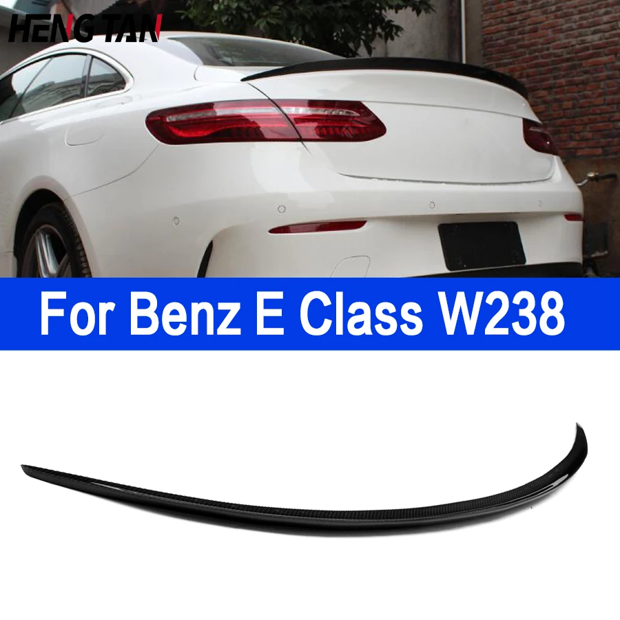 

For Mercedes Benz E Class W238 E350 AMG Style Carbon Fiber Tail fins Rear Deck Spoiler Duckbill Car Wing Retrofit the rear wing