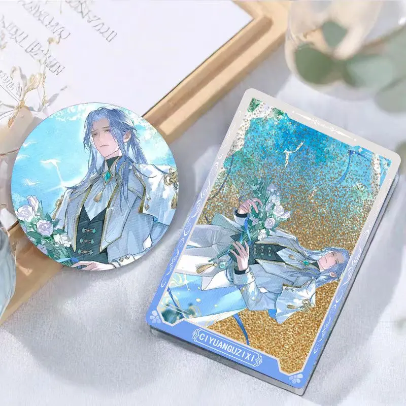 Douluo Continent Soul Land Anime Figuur Tang Drie Tang San Badge & Zand - Vloeiende Ornament Tas Hanger Speelgoed Fans Geschenken