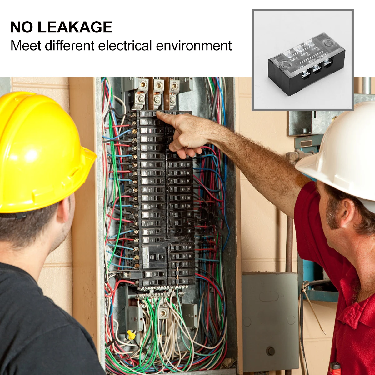 

20pcs Terminal Block Wire Connector Fixed Plastic Row Screw Barrier Insulating Cover High Grade Material Prevent Disorder Easy