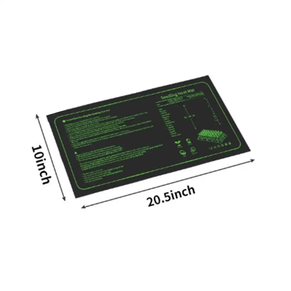 Plant Heat Mat Waterproof Seed- Germination Heating Mat Warm Heating Pad For Plant Flower Vegetable 10x20inch UK/EU/US-Plug
