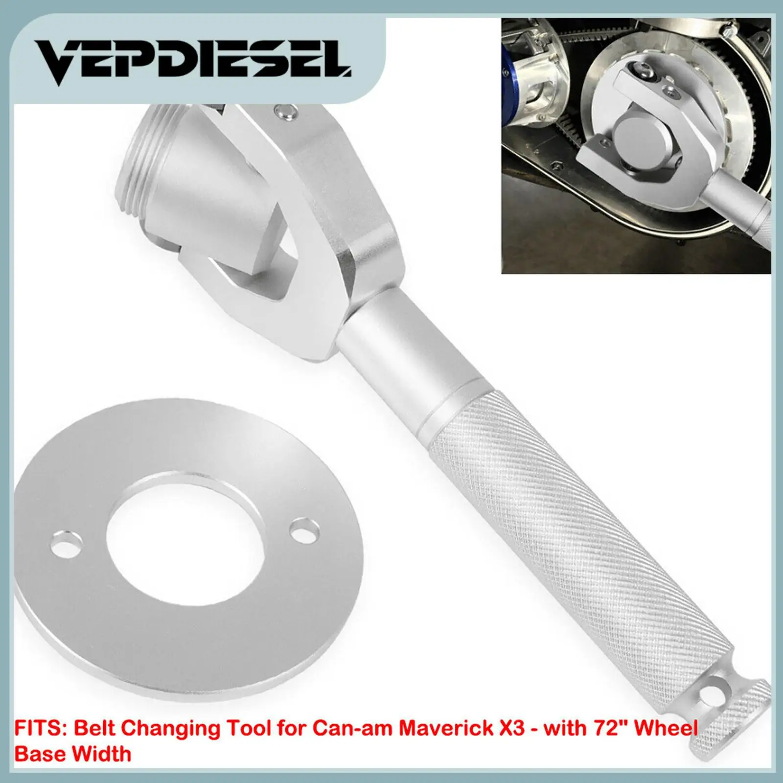 

1 Set Belt Changing Quick Removal Installation Tool For 2017-2021 Can-Am Maverick X3 Max R/900 HO CNC Motorbike Belt Tool Parts