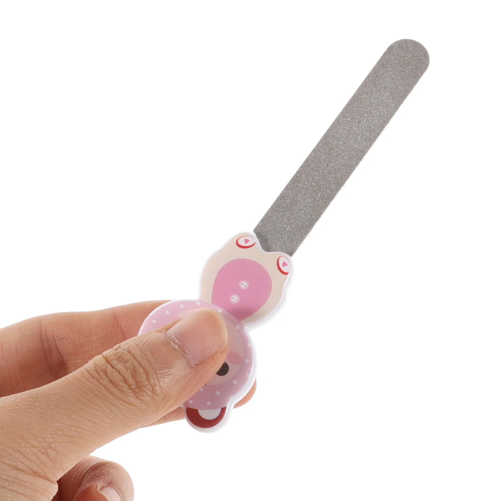 5 個の爪やすりセットステンレス鋼金属爪やすり自然な爪の整形トリミングバッファリングサロンホームケアツール