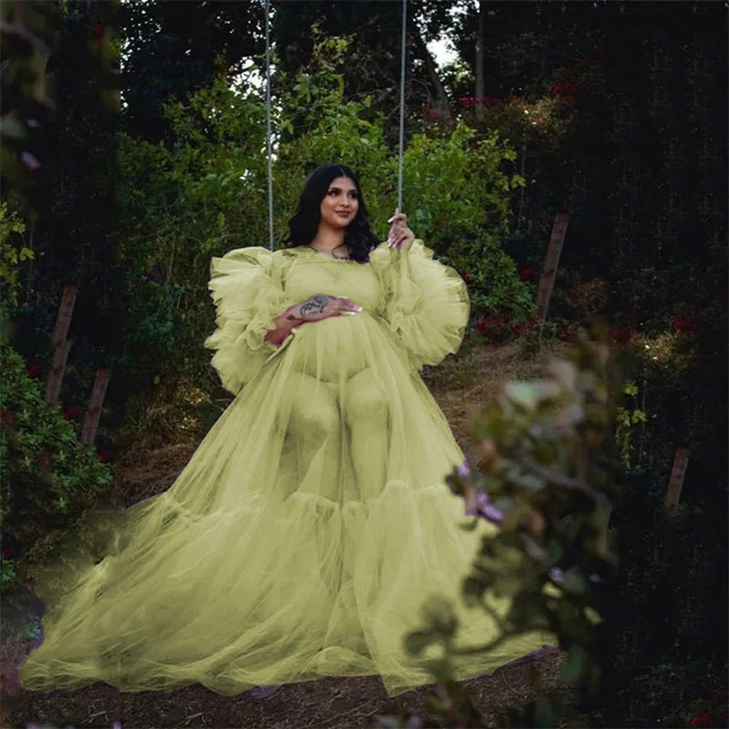 انظر من خلال فساتين للحمل لالتقاط الصور تبادل لاطلاق النار الدوش دي بيبي فوتوغرافي دي فيتيمينت دي ماتينتي فيستدوس بارا إمبارازاداس #2