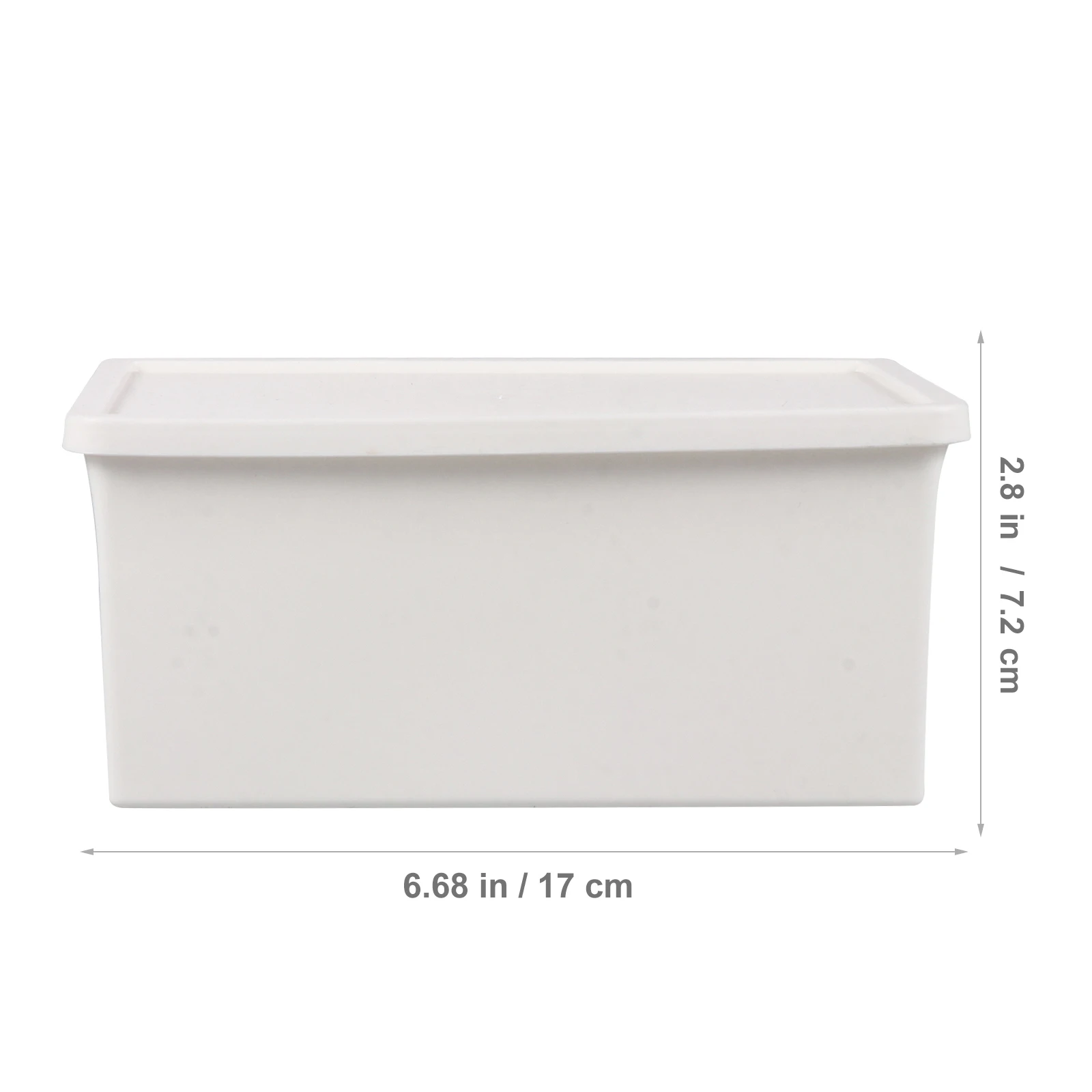 

2pcs Plastic Storage Boxes Organizers Tidy Room Bedside Desktop Wall Mounted Home Plastic Sundries Container Storage Box