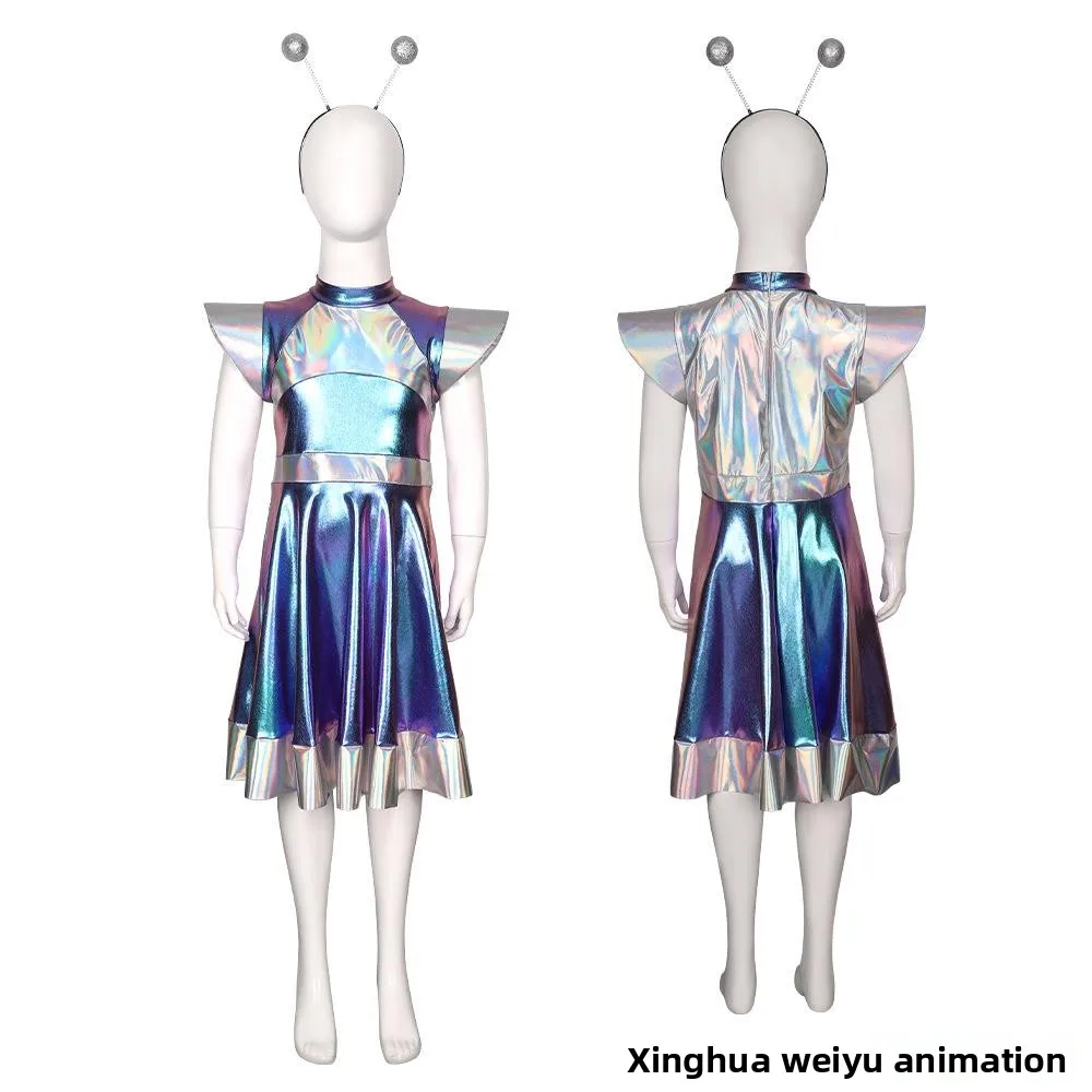 Loween AI Alien Cosplay Costume Par Space Robot Role-plang femmes ethnique scène vêtements espace extérieur Alien Costume