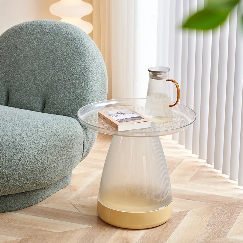 

2026 hot sell Modern creative round coffee table, simple small tea table in the living room of a small household