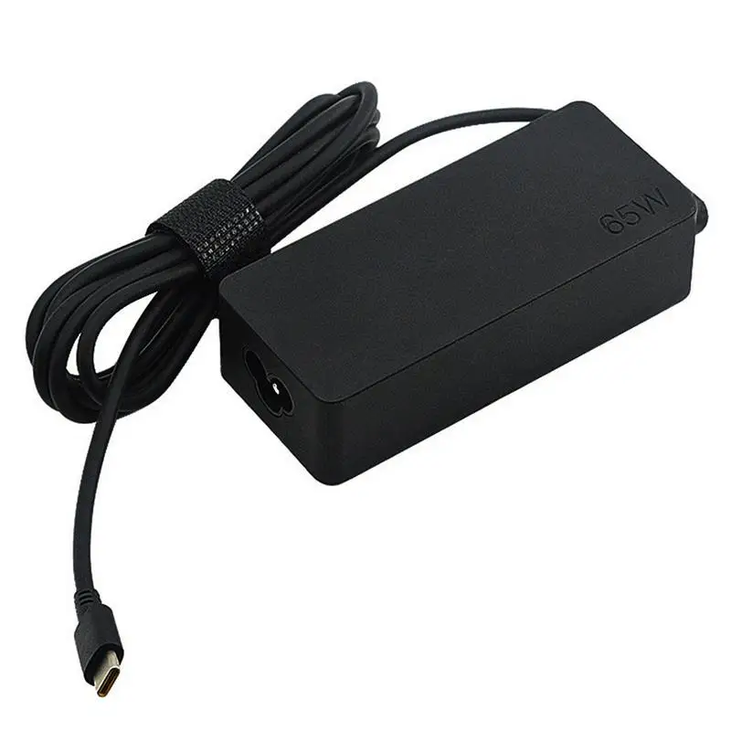 Type C Laptop Charger 65W Type C Notebook Charger Charging Equipment For School Home Hotel Travel And Business Trip