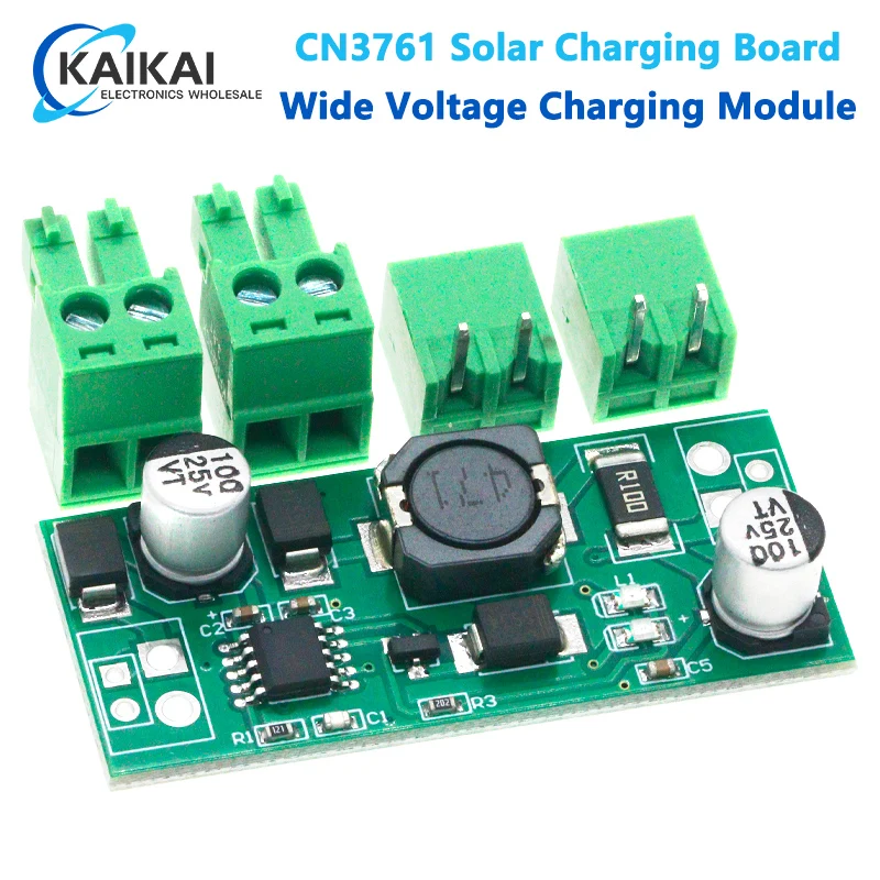 CN3761 Solar Charging Board Wide Voltage Charging Module Single String Lithium Battery Charging Manager Overvoltage Protection