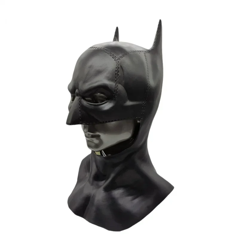 Cos Bulex 2022 Adult Men Bat Superhero Cosplay Bruce Wayne Costume Halloween Masquerade Mask Black Latex Accessories
