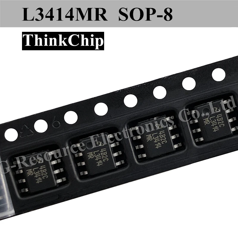 (10 pièces) LM3414MRX/NOPB LM3414MR L3414MR SOP-8 1A 60W Driver LED à courant constant compatible anode commune