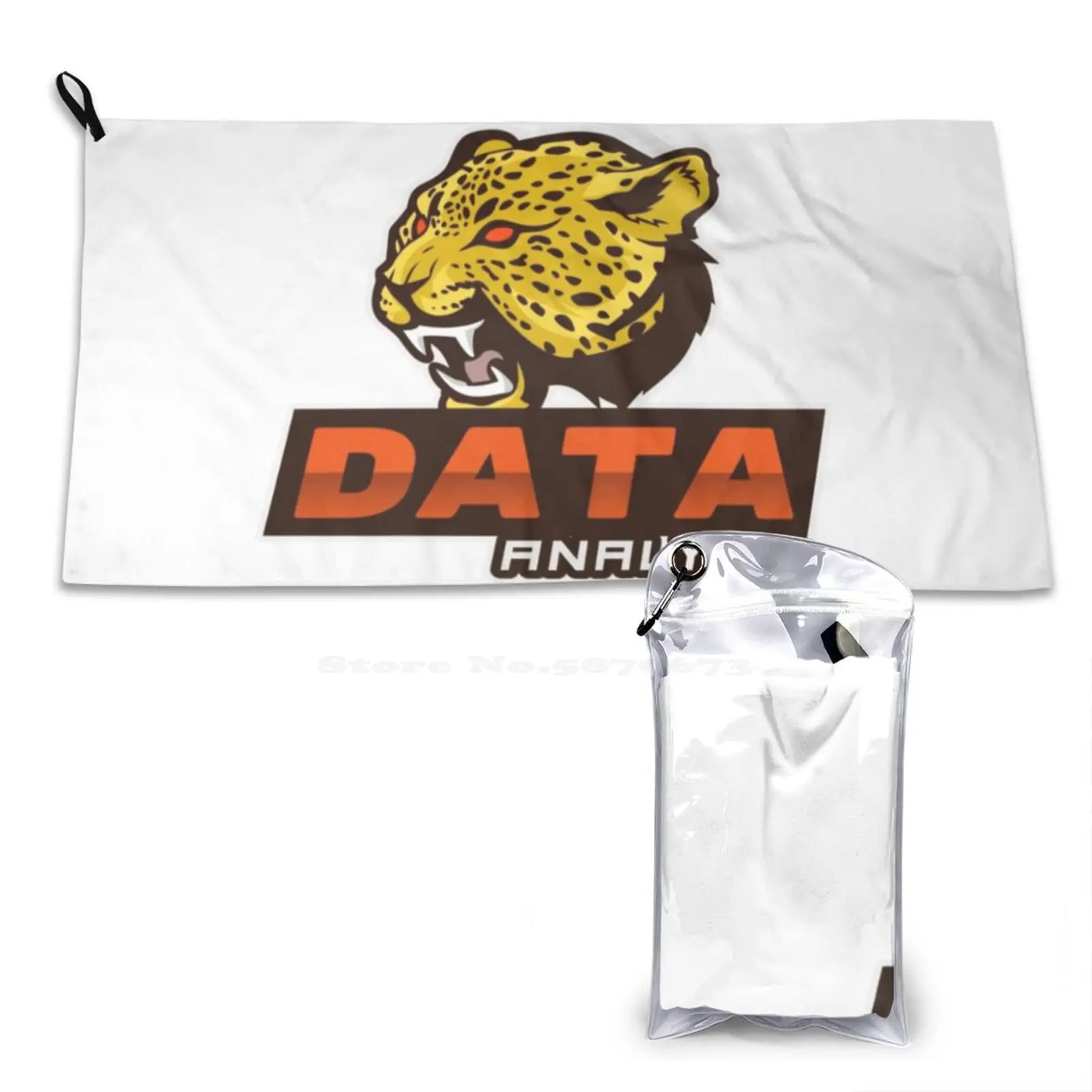 Clever Data Analyst Pattern Soft Face Towel Home Outdoor Data Analyst Clever Smart