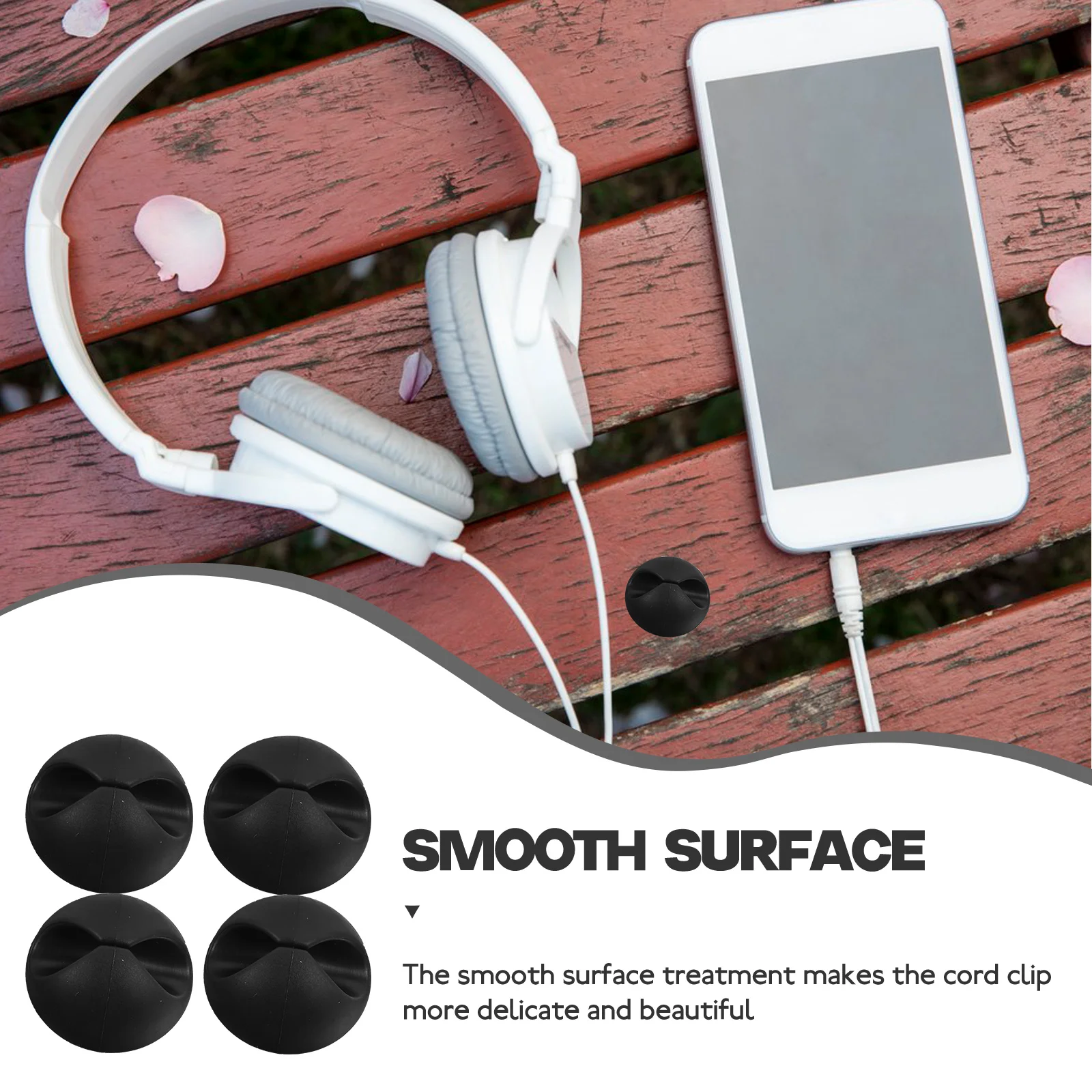 

8pcs Self-Adhesive Cable Clips Cord Organizer Wire Holder For Office Home Car Usb Computer Cords Management Holder Clips
