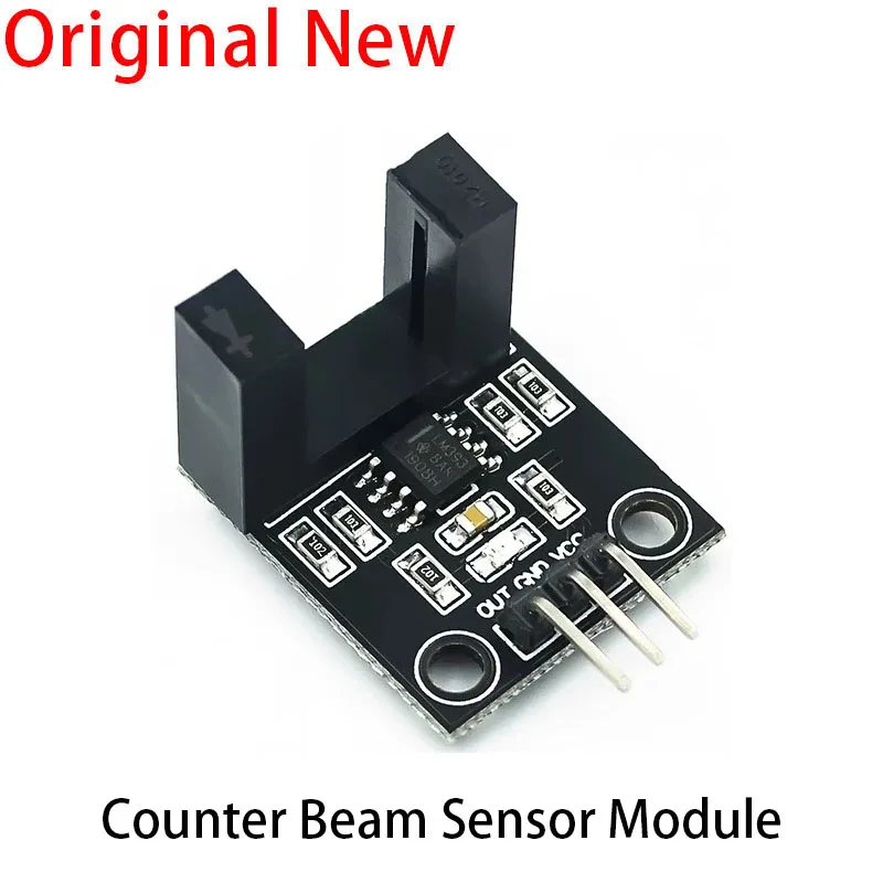 Photoelectric Beam Speed Sensor Module 3.3V-5V Slot-Type Optocoupler Tacho-Generator Counter For Arduino/51/AVR/PIC Diy Kit