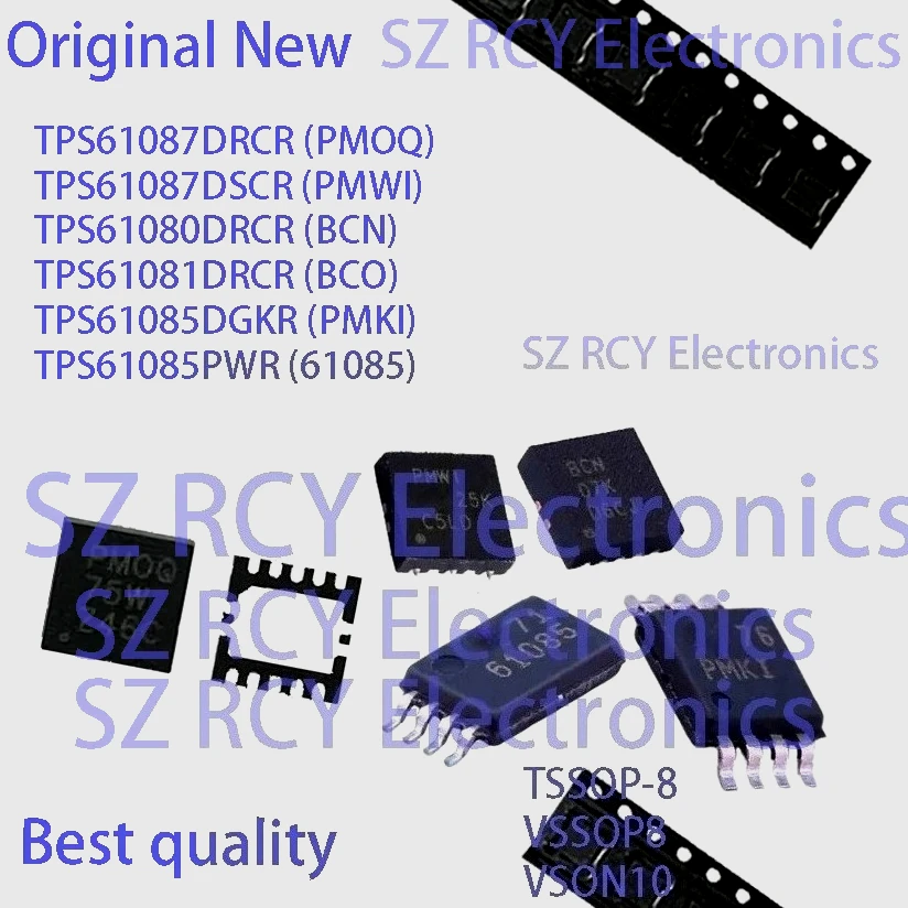 (5-30 PCS) NUEVO TPS61087DRCR PMOQ TPS61087DSCR PMWI TPS61080DRCR BCN TPS61081DRCR BCO TPS61085DGKR PMKI TPS61085PWR 61085 CHIP IC