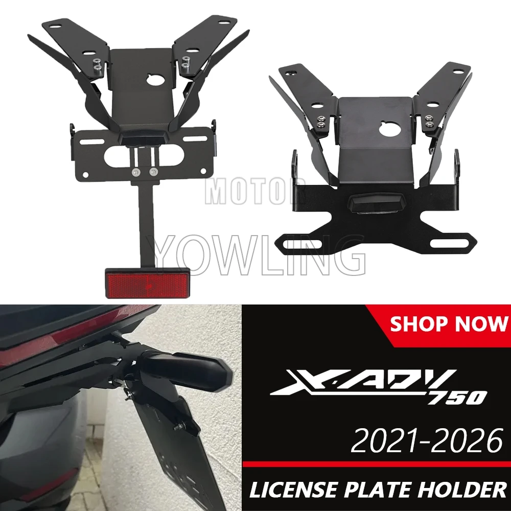 

For HONDA X-ADV XADV 750 X-ADV750 XADV750 2021 - 2024 2025 Motorcycle License Plate Holder Fender Eliminator Tail Tidy Bracket