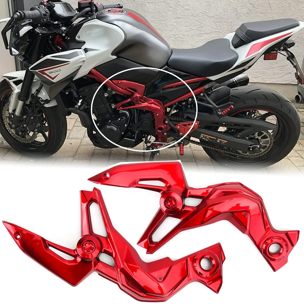 Motorbike Frame Side Panel Cover Cowl Body Fairing Injection For Kawasaki Z900 ABS SE 2020 2021 2022 2023 2024 Z 900 Accessories