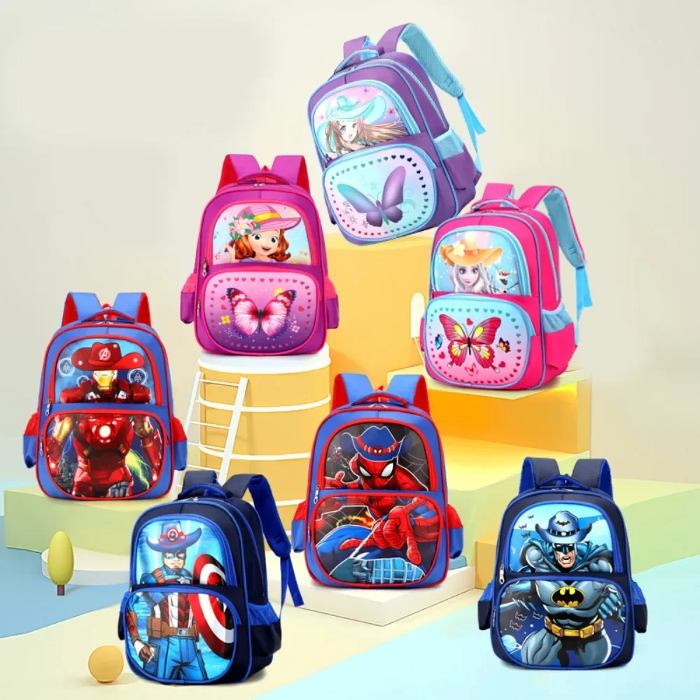 New Disney Children School Bags Lightweight Large Capacity Anti Splash Water High-quality 3-6 Grade Students Kids Backpack Gifts