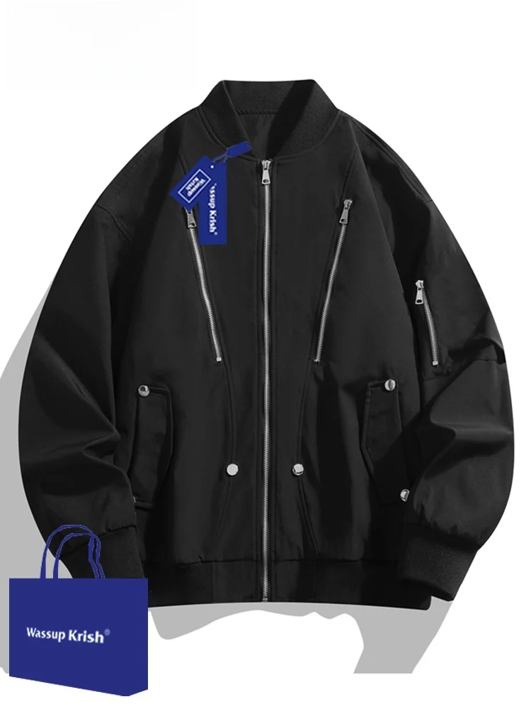 

Wassup Kri American Sle Flight Jaet мужской весенне-осенний модный Haome Baseball orm функциональная ветровка Топ