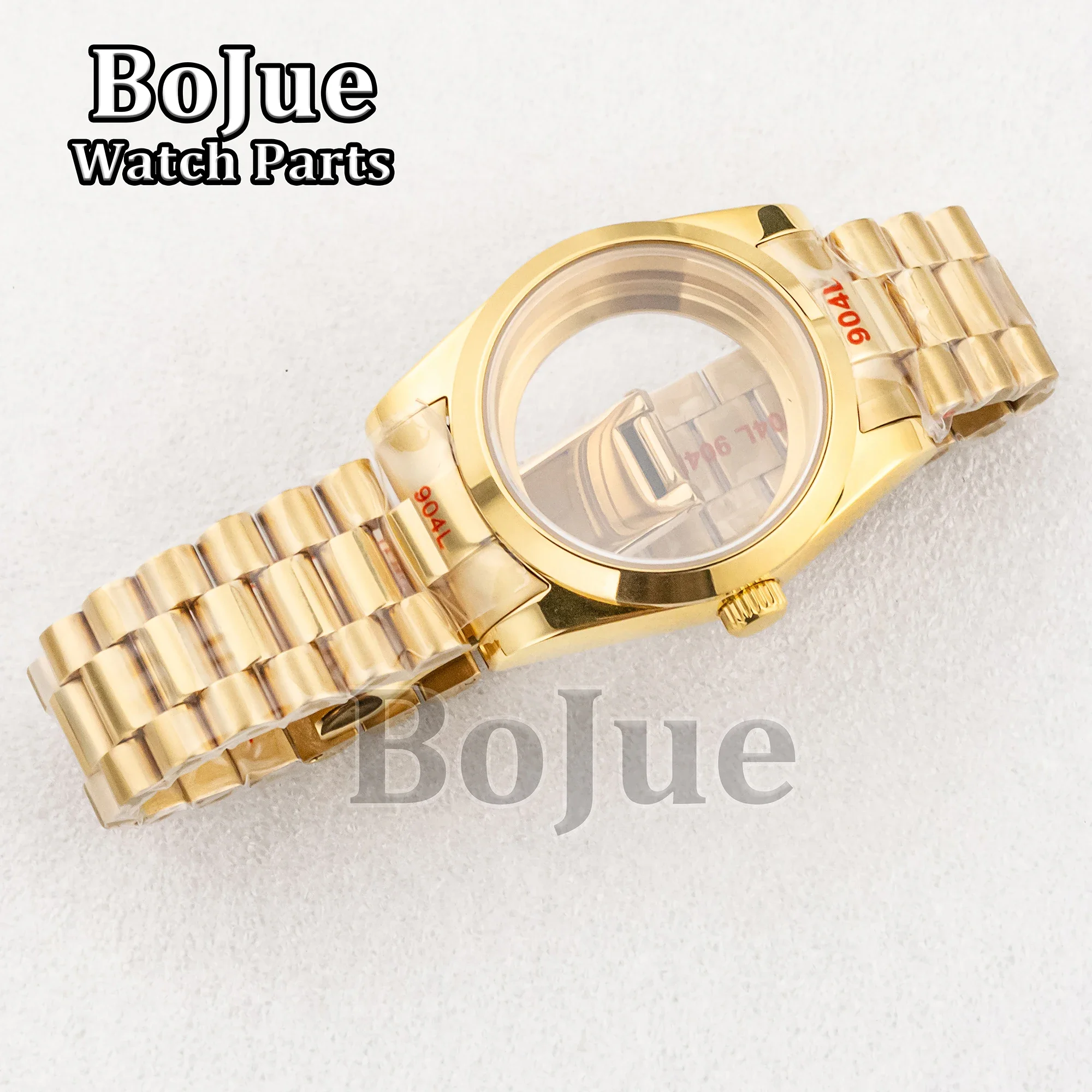 

36mm/39mm Gold NH35 Case Watch Accessories Stainless Steel For NH35 NH36 NH34 Movement Dial For Datejust President Bracelet