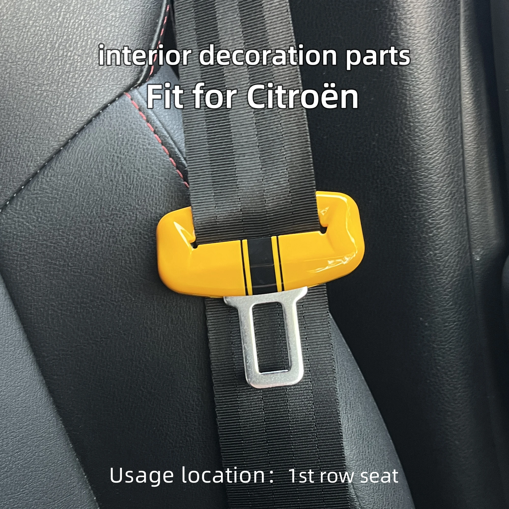 

Car Seat Belt Buckle Decorative Cover - DIY,Paint Craft No-Damage Fit, Scratch-Proof for CITROËN since 2025