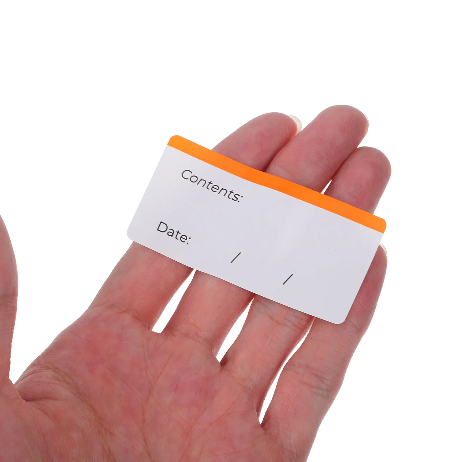 

100 Sheets Synthetic Paper Freezer Date Labels for Food Storage Containers Breastmilk Meal Prep Fridge Freezer Bag Stickers No