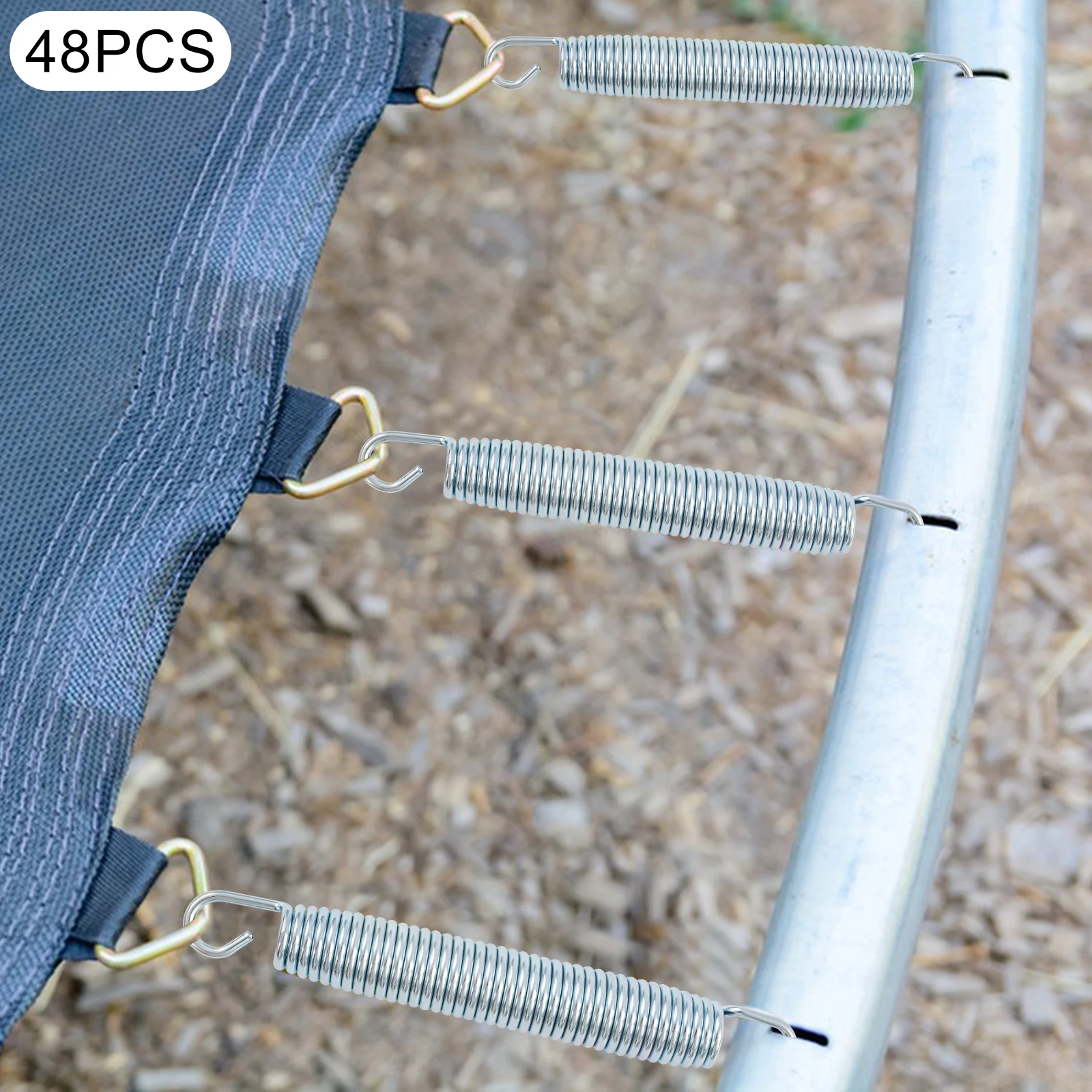 Trampoline Lente Trampoline Veren Vervanging 48PCS Trampoline Veren met Lente Tool voor Trampoline Onderhoud & Pgrades