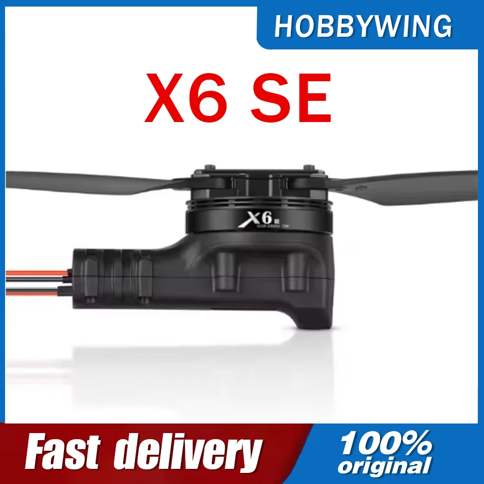 Hobbywing X6 SE Motor Integrated Power Model Aircraft Industry Application Light Weight 6S Battery 2270 Propeller