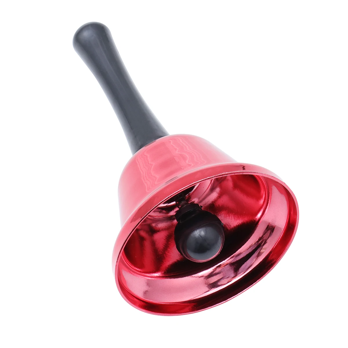 

1Pcs Metal Handbell Durable Polished Iron Loud Clear Sound Comfortable to Grip for Home School Party Metal Hand Bell