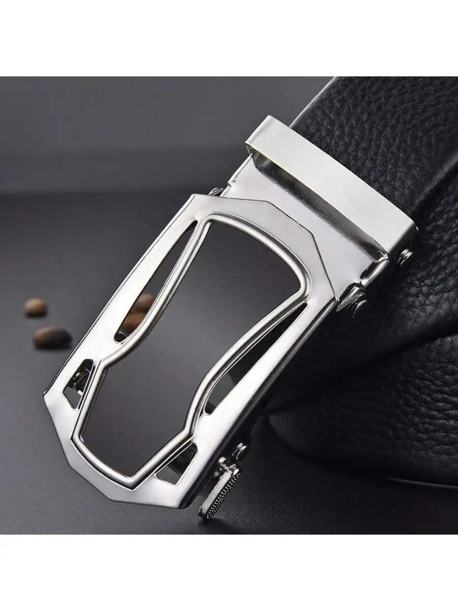 1本のロングベルト、メンズファッション合金製自動バックル、多用途ベルト