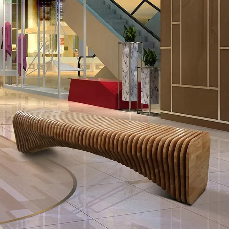 Solid Wood Shoe Changing Stool Wabi Sabi Style Short Bench for Entryway Living Room Home Decor Natural Log Seat