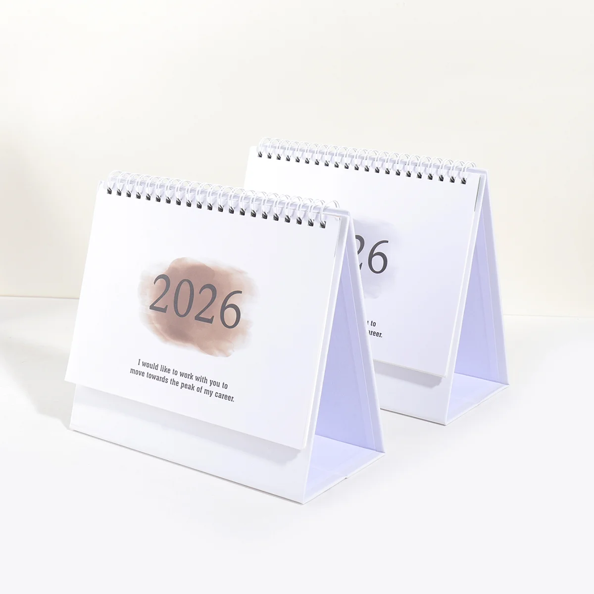 قطعة واحدة من تقويم سطح المكتب الشهري الجديد لعام 2026، قابل للطي، مذكرة خلفية، سطح مكتب المدرسة وديكور العطلات، ضروري للمنزل