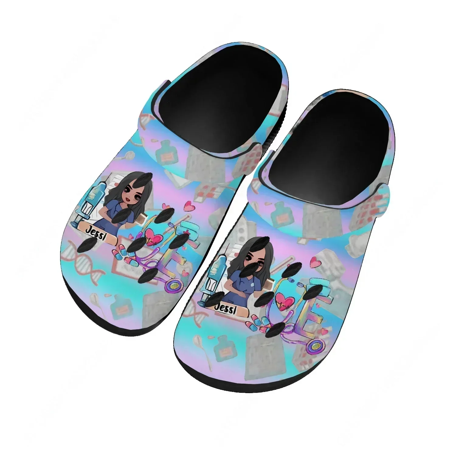 

Nurse Water Shoes Mens Womens Comfortable Fashion Home Garden Clogs Customizd Sandals Beach Breathable Hole Slippers