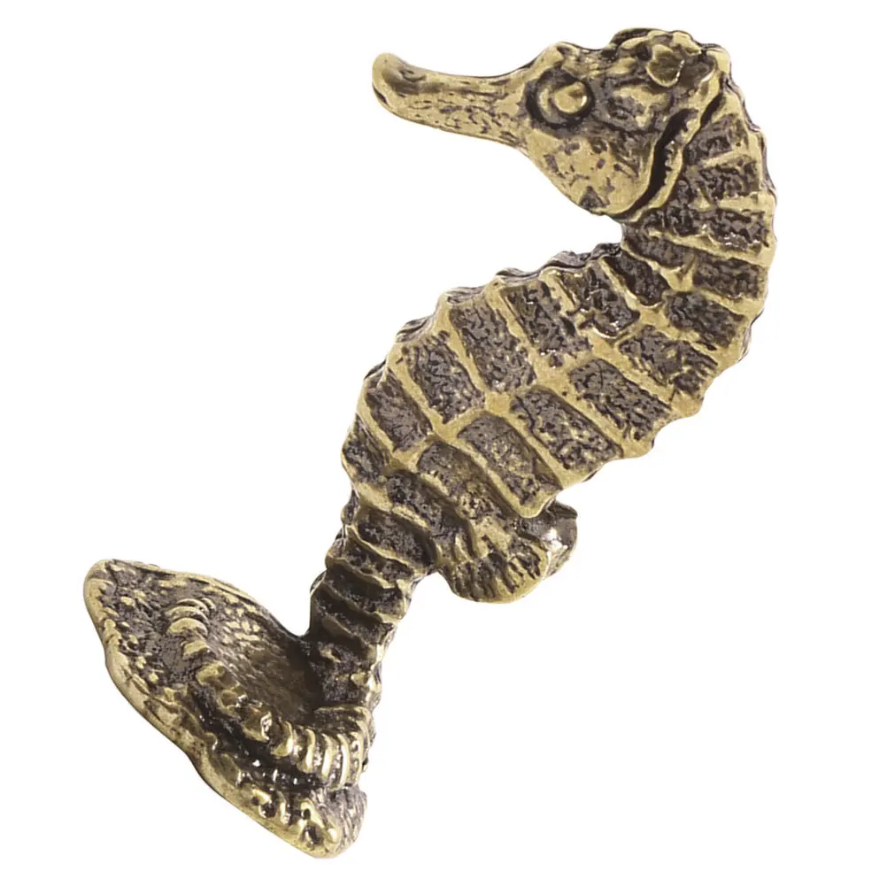 

Brass Seahorse Ocean Metal Statue Finish Coffee Table Nautical Home Office Desk Decor Vintage Marine Animal Ornament
