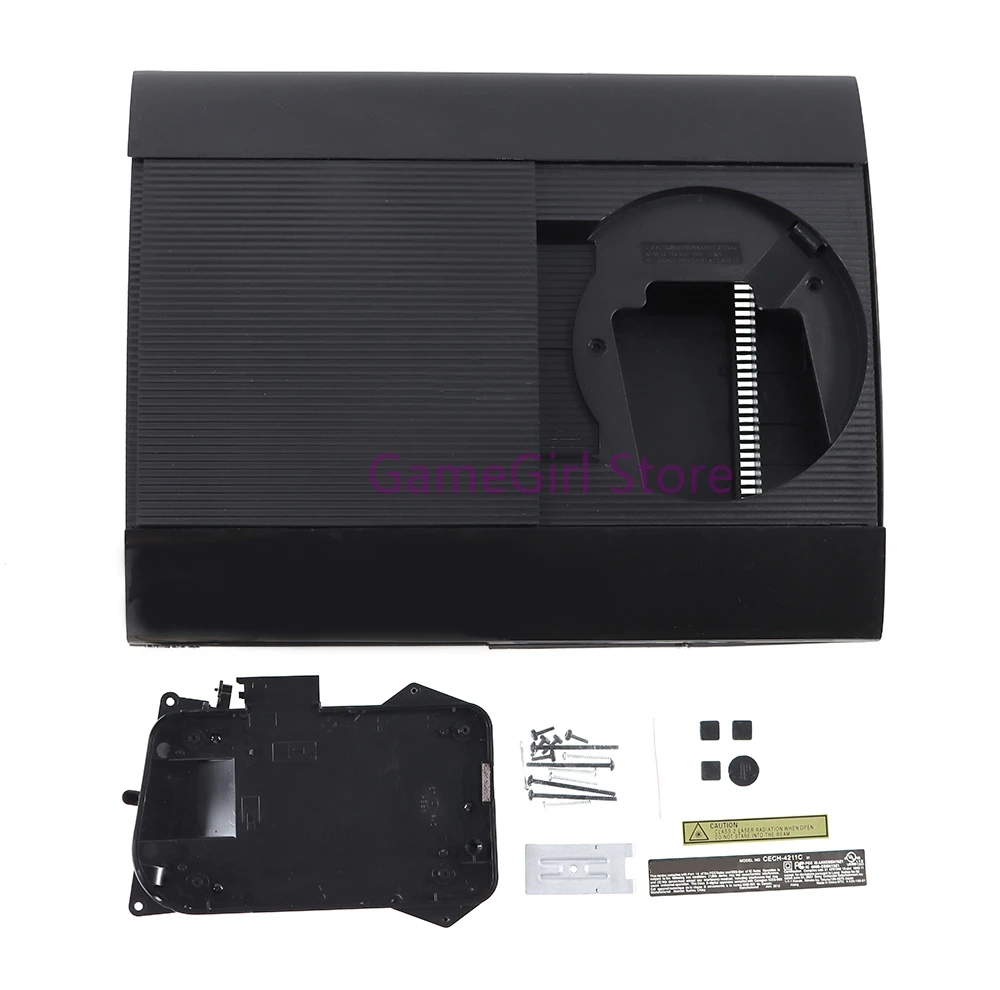 Imagem -06 - Concha de Substituição Completa para Playstation Estojo Protetor de Console Ps3 Super Slim 4k 4000 40xx Conjunto