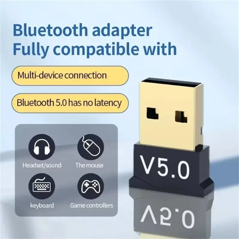 USB Bluetooth-Compatible Adapters Usb Wireless Computer Adapter Audio Receiver Transmitter Dongles for Laptop Mini Sender