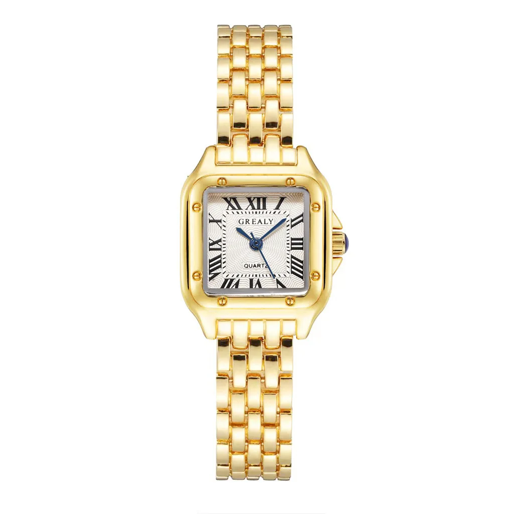 UTHAI Women Watch Light Luxury Brand Stainless Steel Strap Ladies Business Quartz Watches Female Fashion Clock Watch