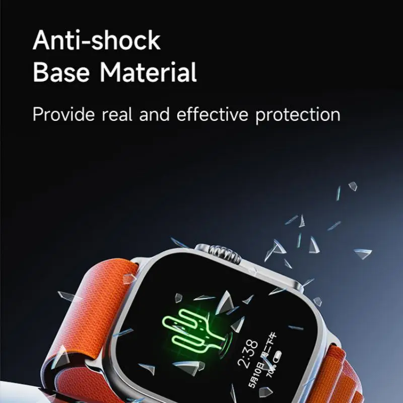 Protezione dello schermo per la Privacy per Apple Watch pellicola Ultra temperata scatola antipolvere Anti-Peep per la serie di orologi Apple protettivi