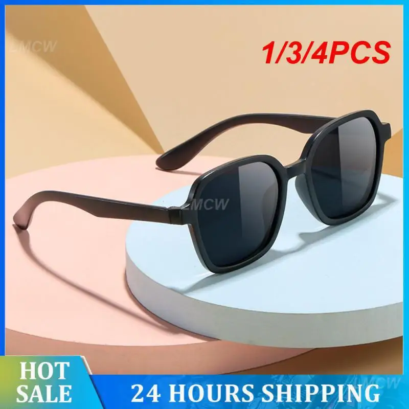 1/3/4PCS Kids Sunglasses Fashion Personality 4 Options Fashionable Childrens Sunglasses Clothing Accessories Retro Sunglasses