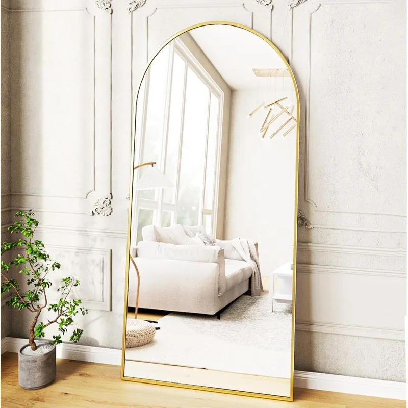 

Floor Mirror with Stand, Full Body Standing Mirror for Living Room, Bedroom,