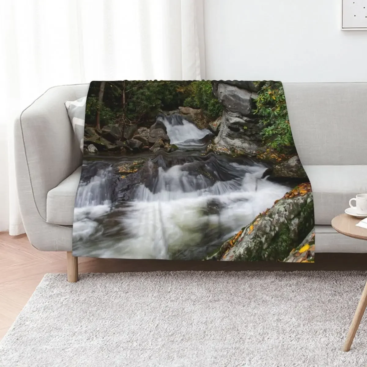 

Upper Lynn Camp Falls 7 Throw Blanket manga Tourist Softest funny gift Blankets