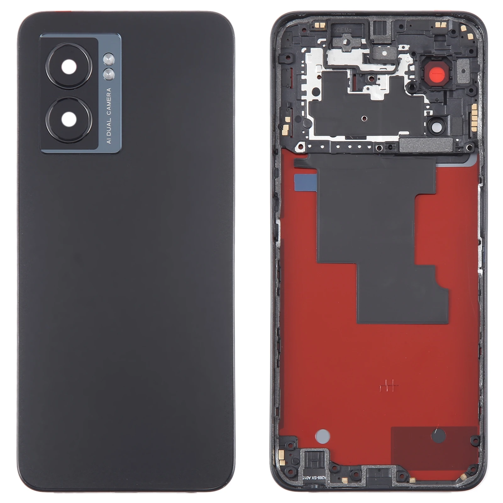 For OPPO A57 Battery Back Cover with Middle Frame